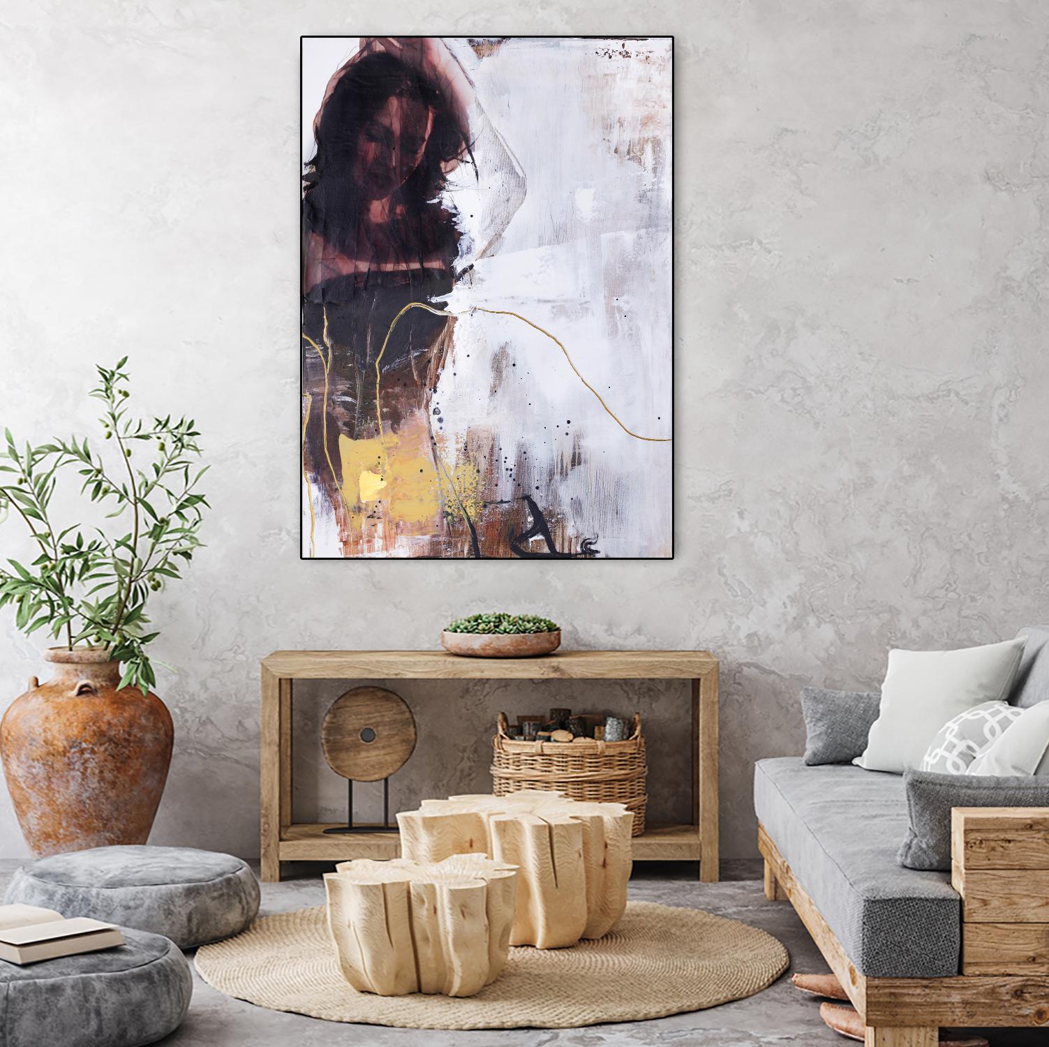 Yellow Era 1 by Design Fabrikken on GIANT ART - multi abstracts, contemporary, figurative