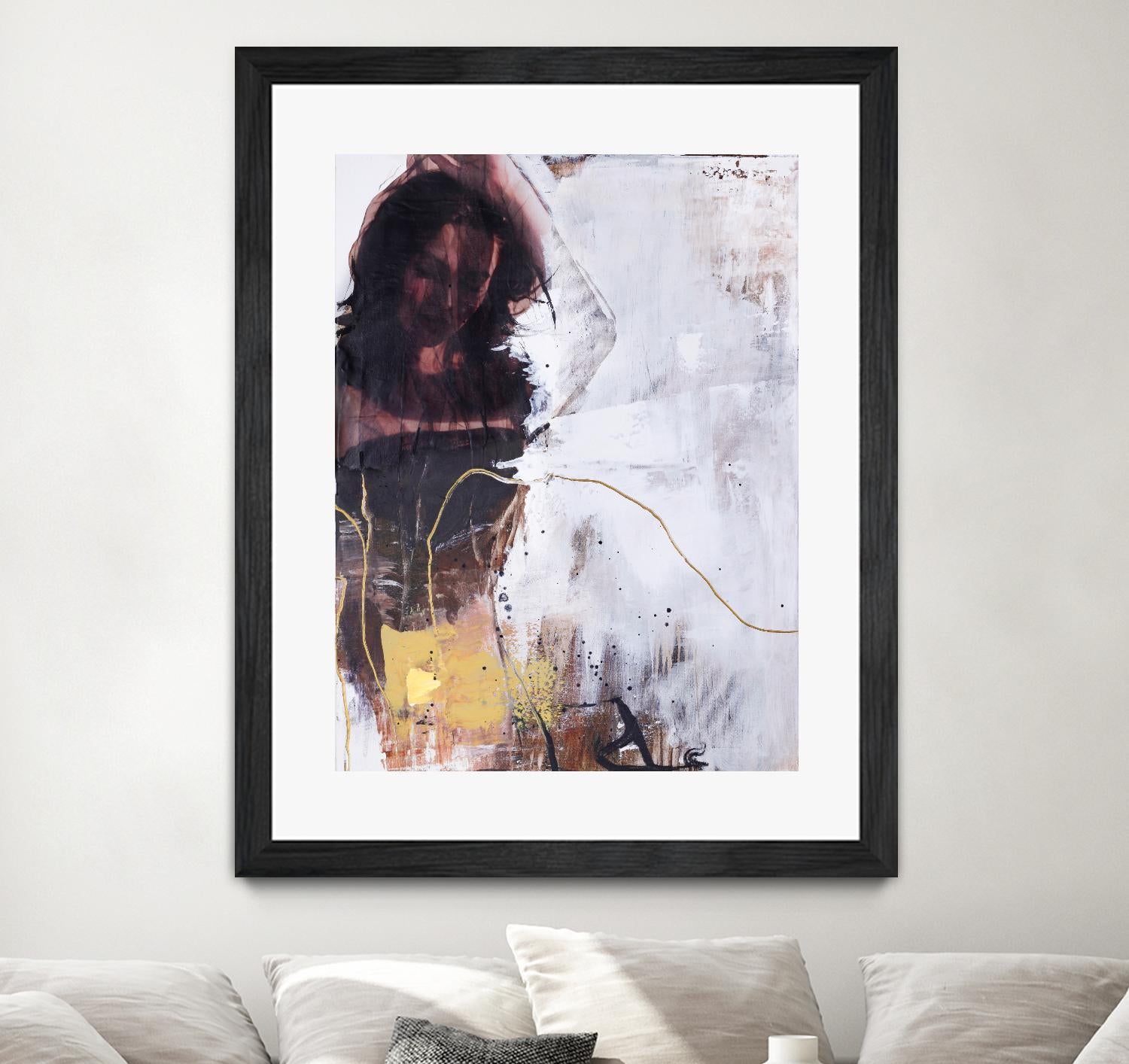 Yellow Era 1 by Design Fabrikken on GIANT ART - multi abstracts, contemporary, figurative