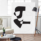 Graphical 3 by Design Fabrikken on GIANT ART - black,white abstracts, minimalist, line art
