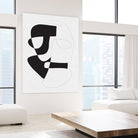 Graphical 3 by Design Fabrikken on GIANT ART - black,white abstracts, minimalist, line art