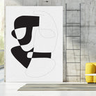 Graphical 3 by Design Fabrikken on GIANT ART - black,white abstracts, minimalist, line art