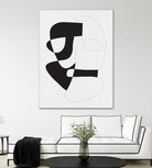 Graphical 3 by Design Fabrikken on GIANT ART - black,white abstracts, minimalist, line art