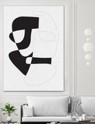 Graphical 3 by Design Fabrikken on GIANT ART - black,white abstracts, minimalist, line art