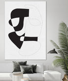 Graphical 3 by Design Fabrikken on GIANT ART - black,white abstracts, minimalist, line art