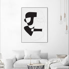 Graphical 3 by Design Fabrikken on GIANT ART - black,white abstracts, minimalist, line art