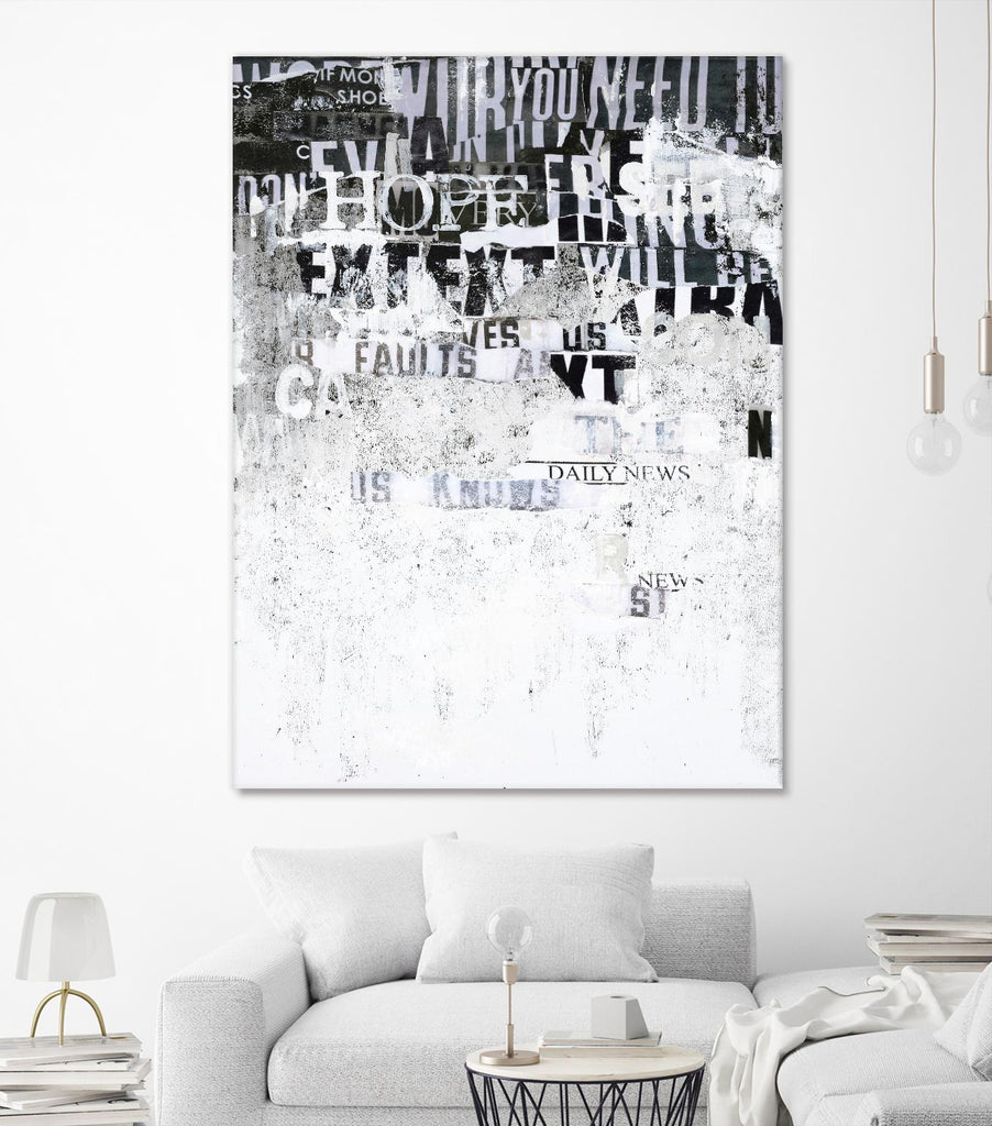 Hope by Design Fabrikken on GIANT ART - black,white design/type, college
