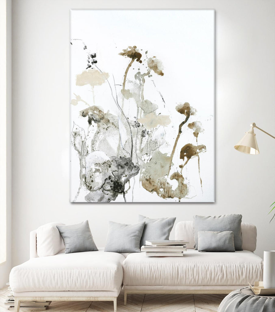 These Days 1 by Design Fabrikken on GIANT ART - black,white contemporary, floral/still life, minimalist