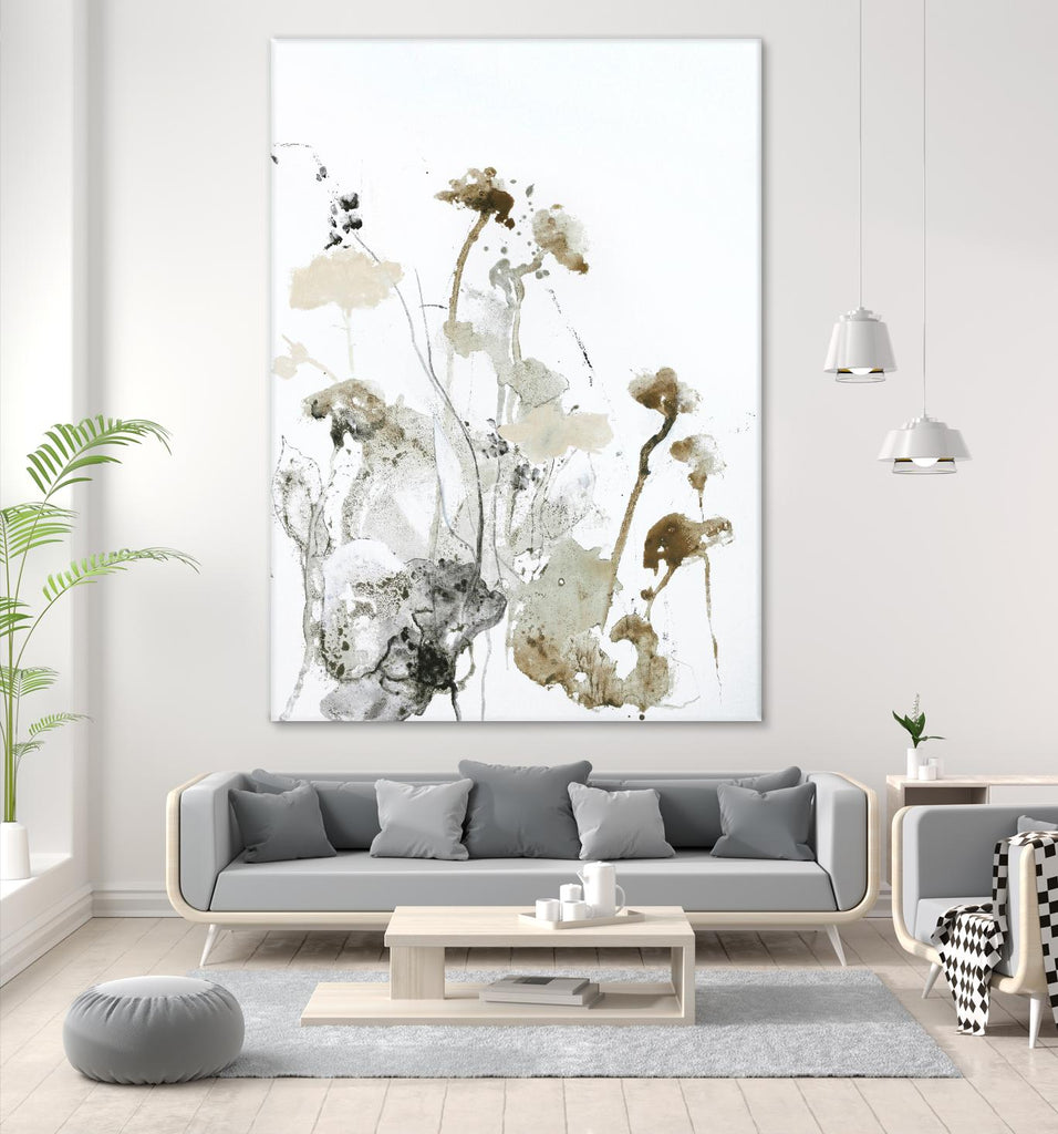 These Days 1 by Design Fabrikken on GIANT ART - black,white contemporary, floral/still life, minimalist