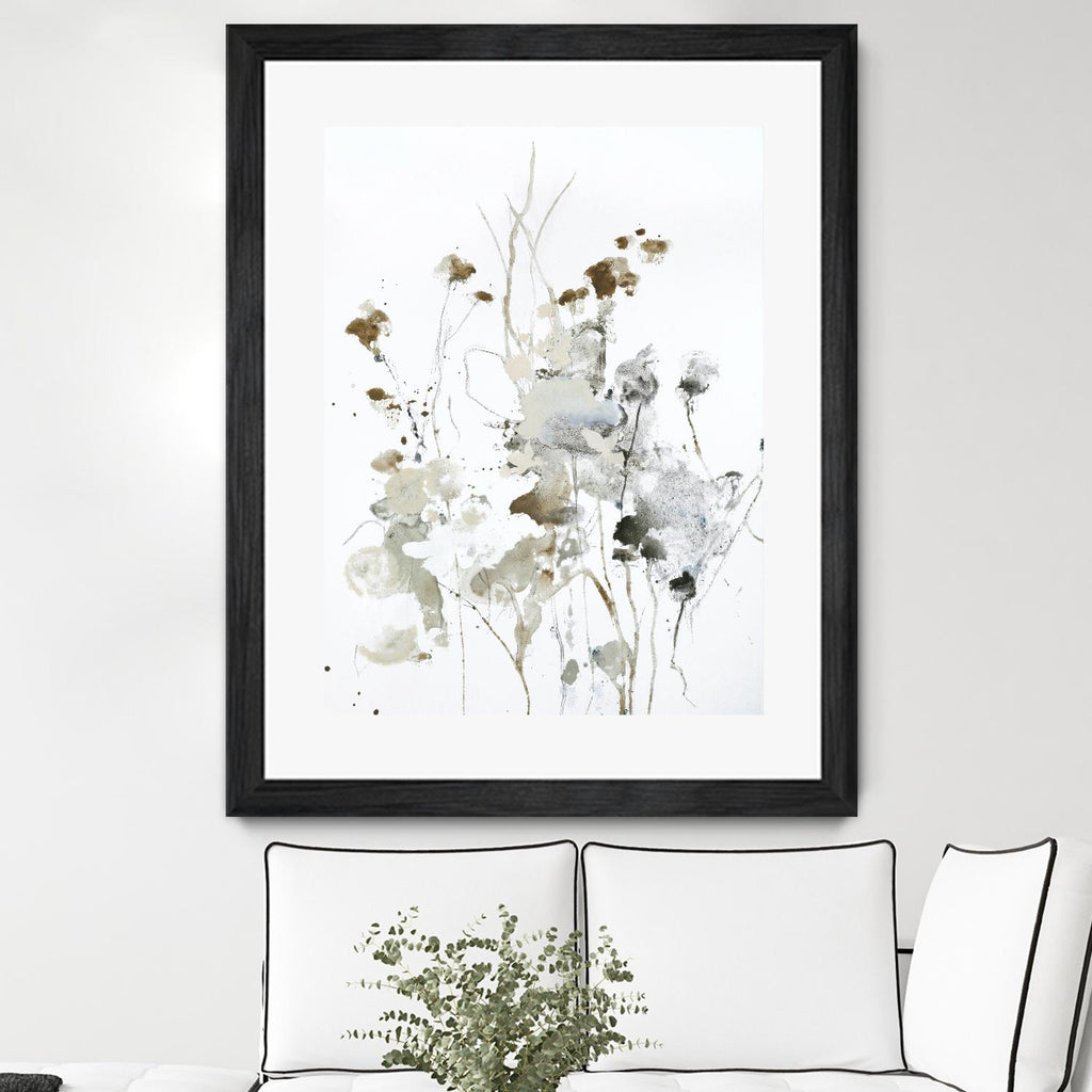 Ces jours 2 par Design Fabrikken sur GIANT ART - noir, blanc, contemporain, floral/nature morte, minimaliste