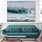 Shore Break 2 by Stephen Newstedt on GIANT ART - blue sea scene