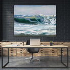 Shore Break 2 by Stephen Newstedt on GIANT ART - blue sea scene