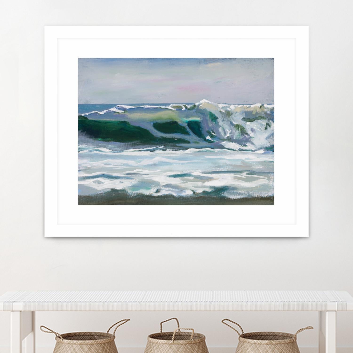 Shore Break 2 by Stephen Newstedt on GIANT ART - blue sea scene