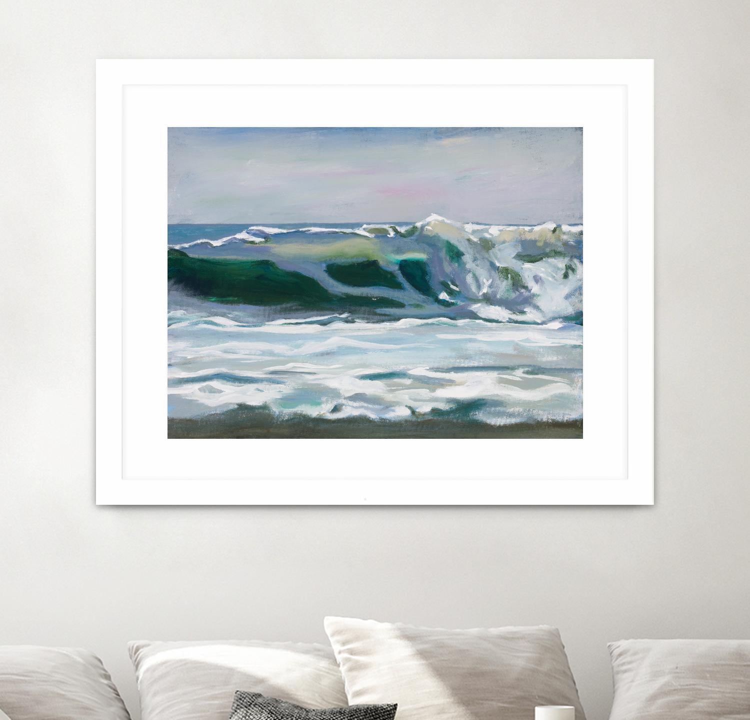 Shore Break 2 by Stephen Newstedt on GIANT ART - blue sea scene