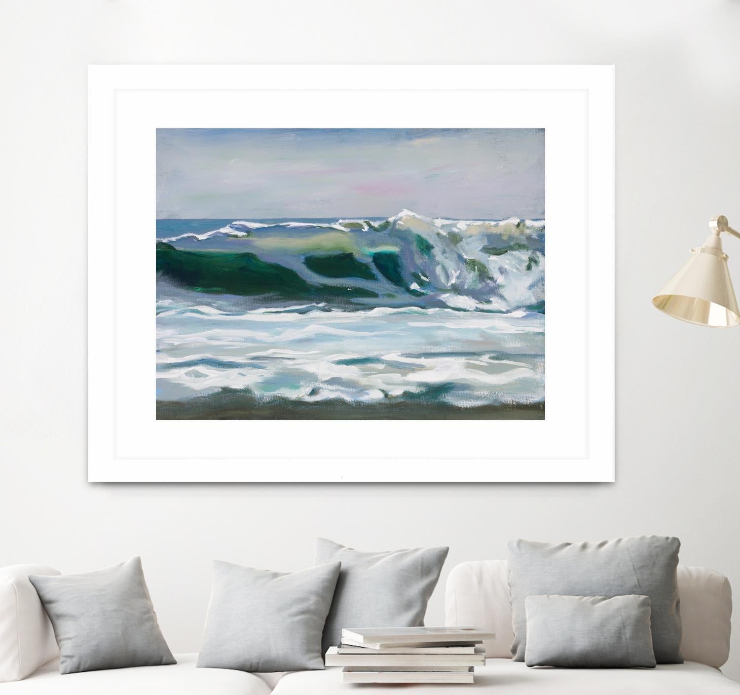 Shore Break 2 by Stephen Newstedt on GIANT ART - blue sea scene