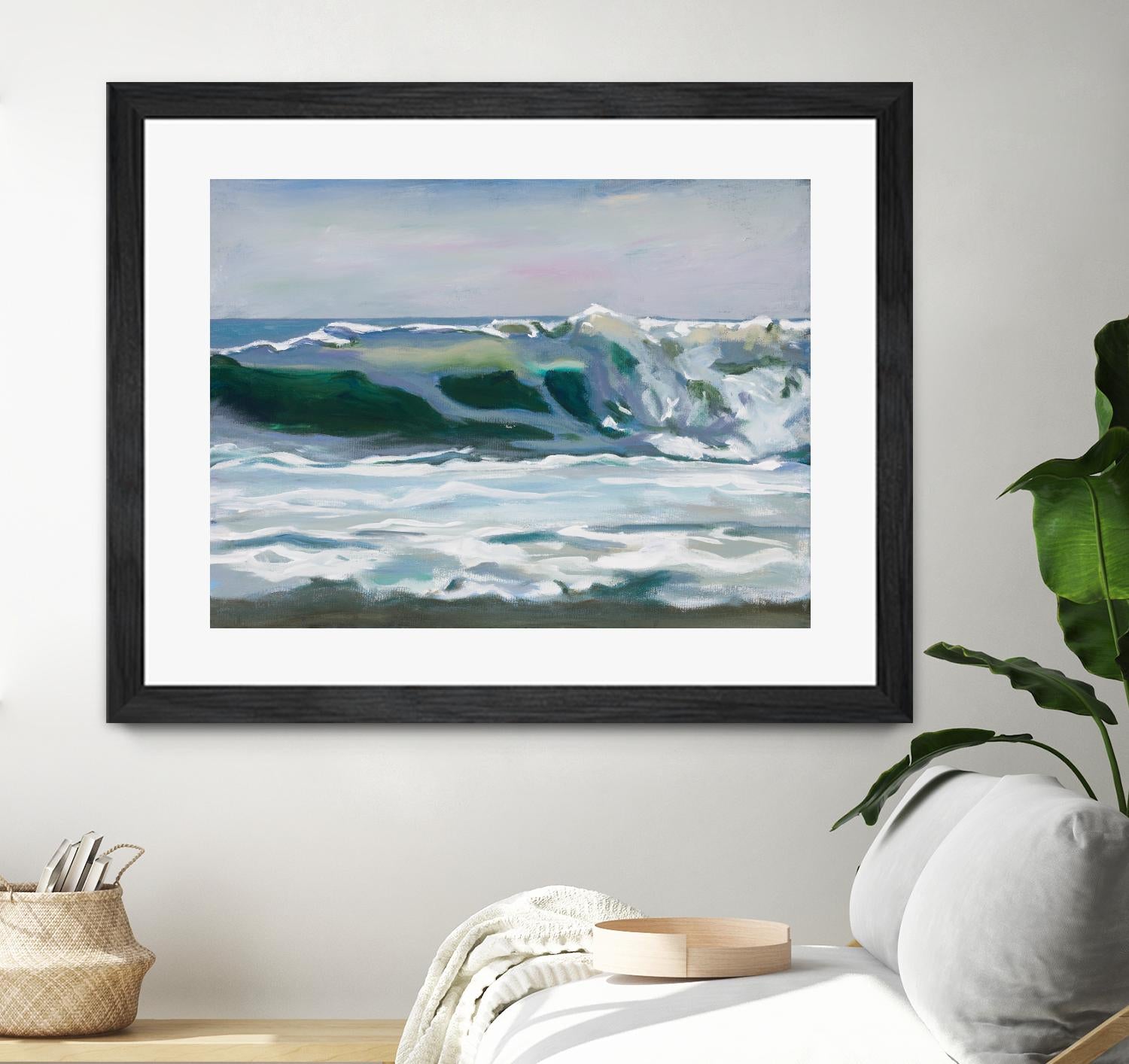 Shore Break 2 by Stephen Newstedt on GIANT ART - blue sea scene