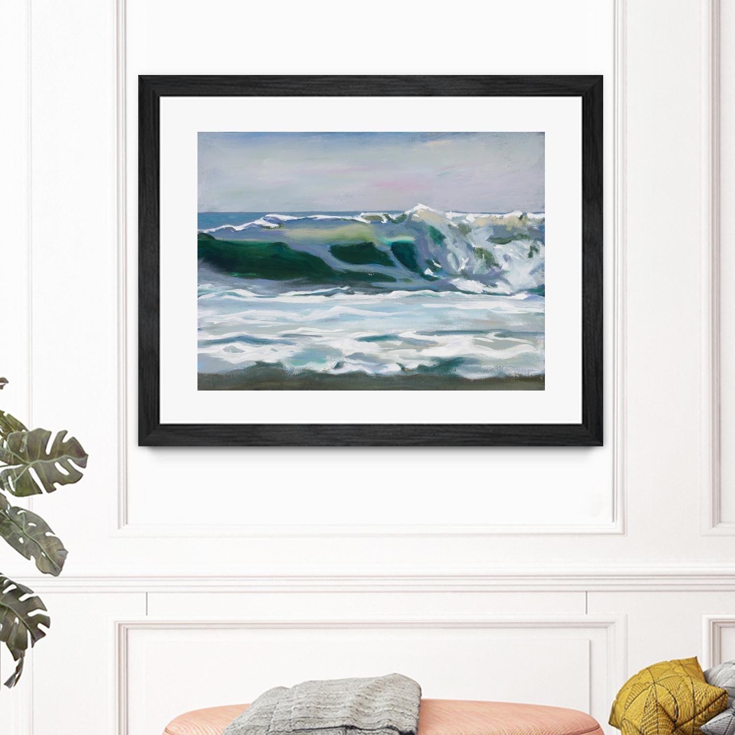 Shore Break 2 by Stephen Newstedt on GIANT ART - blue sea scene