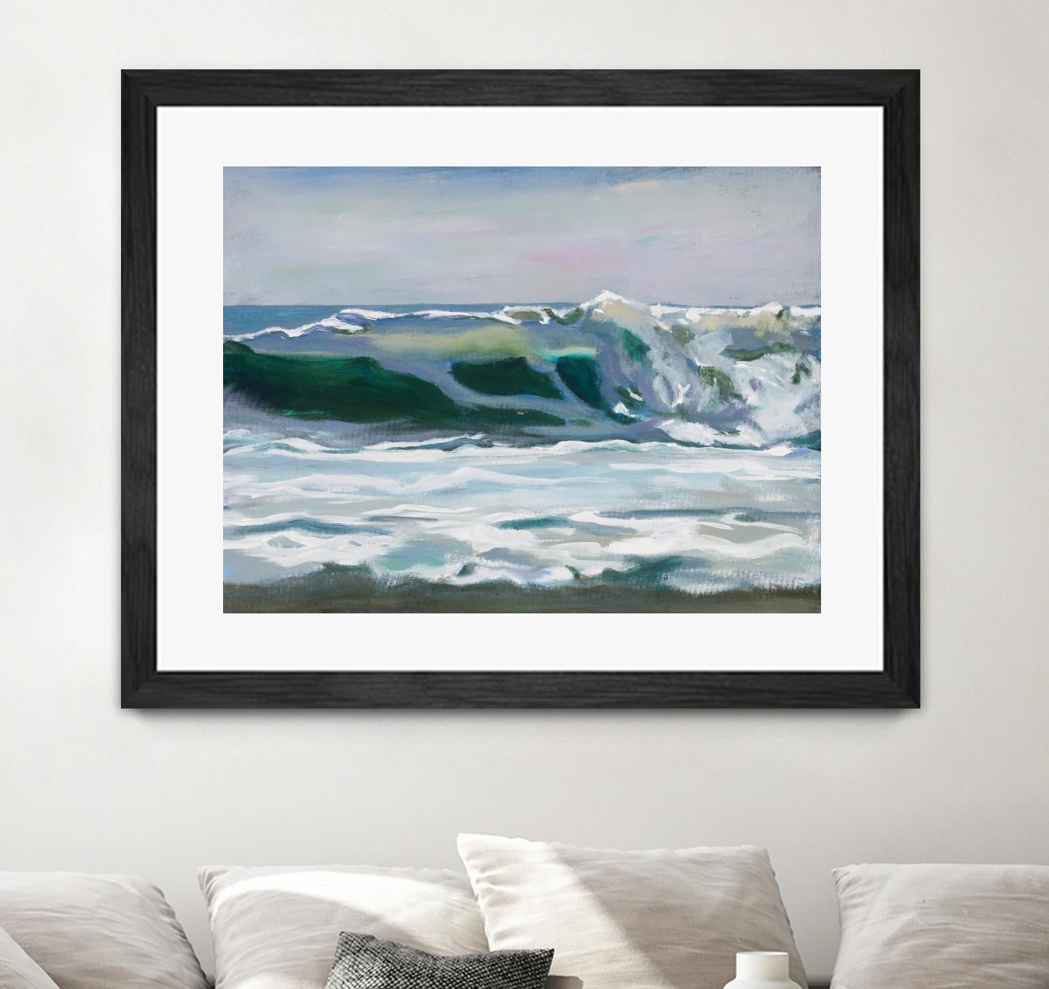 Shore Break 2 by Stephen Newstedt on GIANT ART - blue sea scene