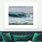 Shore Break 2 by Stephen Newstedt on GIANT ART - blue sea scene