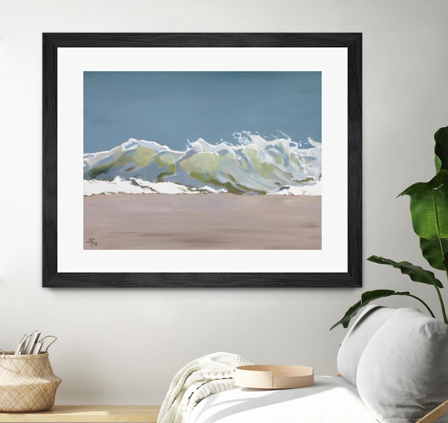 Shore Break 3 by Stephen Newstedt on GIANT ART - blue sea scene