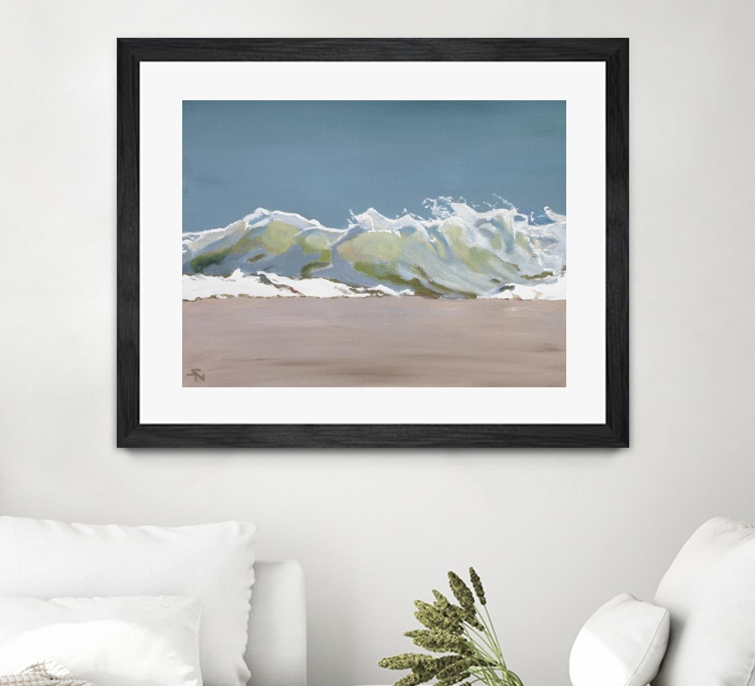 Shore Break 3 by Stephen Newstedt on GIANT ART - blue sea scene