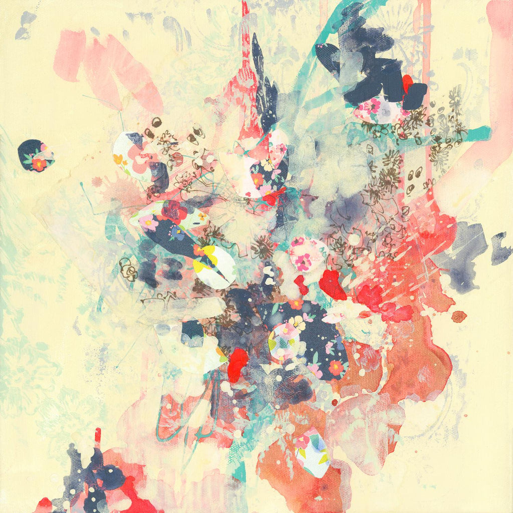 Cream II par Kathryn Neale sur GIANT ART - multi abstractions, contemporain