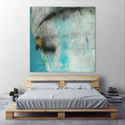 Into the Surf One by Michelle Oppenheimer on GIANT ART - grey abstract