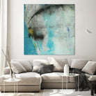 Into the Surf One by Michelle Oppenheimer on GIANT ART - grey abstract