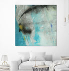 Into the Surf One by Michelle Oppenheimer on GIANT ART - grey abstract