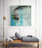 Into the Surf One by Michelle Oppenheimer on GIANT ART - grey abstract