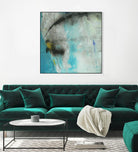 Into the Surf One by Michelle Oppenheimer on GIANT ART - grey abstract
