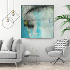 Into the Surf One by Michelle Oppenheimer on GIANT ART - grey abstract