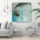Into the Surf One by Michelle Oppenheimer on GIANT ART - grey abstract