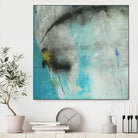 Into the Surf One by Michelle Oppenheimer on GIANT ART - grey abstract
