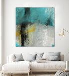 Into the Surf Two by Michelle Oppenheimer on GIANT ART - yellow abstract