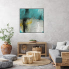 Into the Surf Two by Michelle Oppenheimer on GIANT ART - yellow abstract