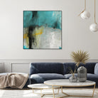 Into the Surf Two by Michelle Oppenheimer on GIANT ART - yellow abstract