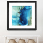 Another World I by Michelle Oppenheimer on GIANT ART - turquoise abstract