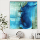 Another World I by Michelle Oppenheimer on GIANT ART - turquoise abstract