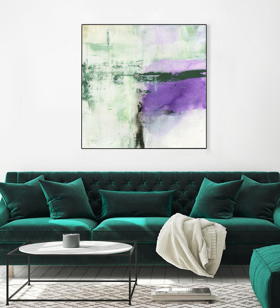 Another World II by Michelle Oppenheimer on GIANT ART - green abstract