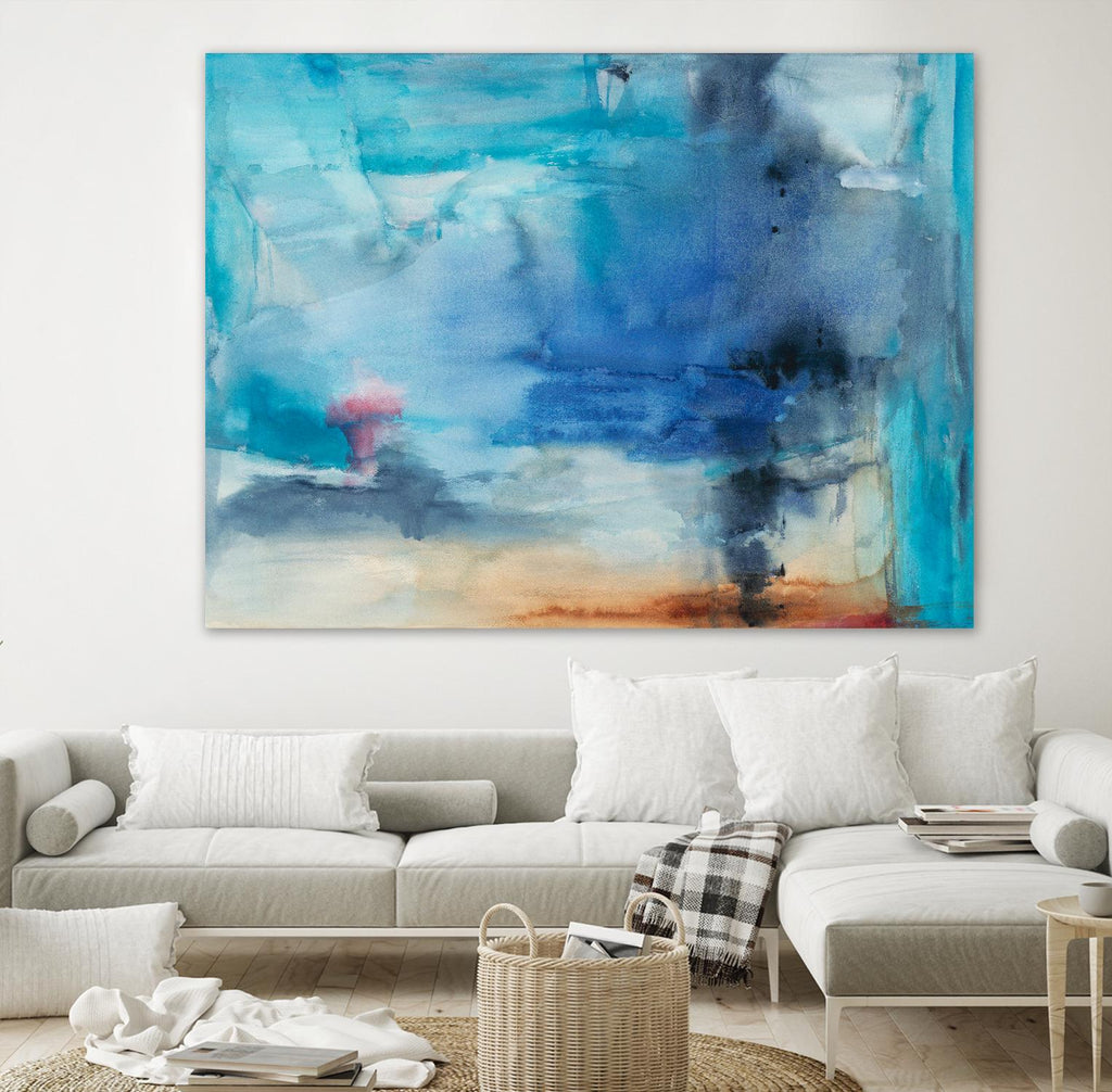 Out to Sea by Michelle Oppenheimer on GIANT ART - grey abstract