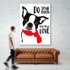 Do Small Things with Great Love by Ginger Oliphant on GIANT ART - multicolor animals; inspirational