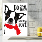 Do Small Things with Great Love by Ginger Oliphant on GIANT ART - multicolor animals; inspirational