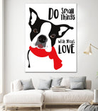 Do Small Things with Great Love by Ginger Oliphant on GIANT ART - multicolor animals; inspirational