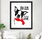 Do Small Things with Great Love by Ginger Oliphant on GIANT ART - multicolor animals; inspirational