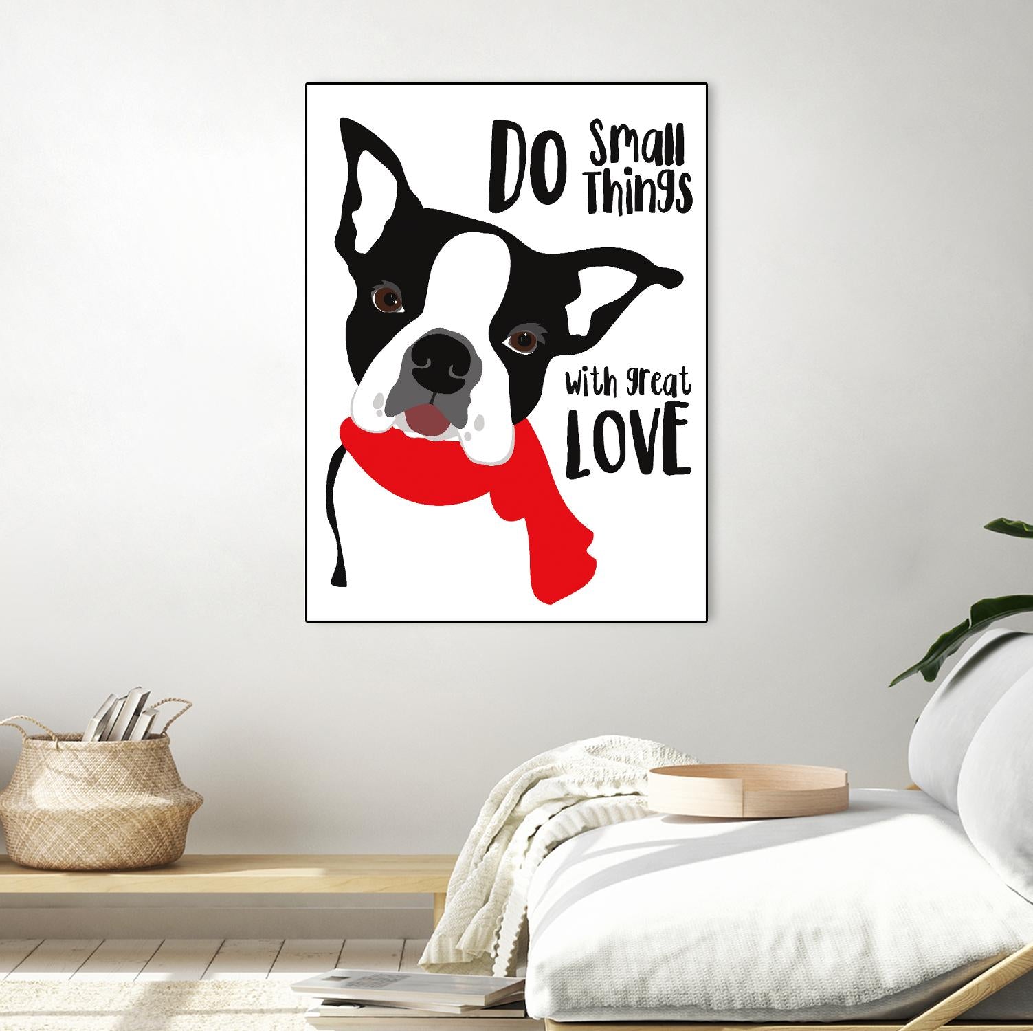 Do Small Things with Great Love by Ginger Oliphant on GIANT ART - multicolor animals; inspirational