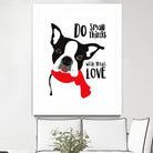 Do Small Things with Great Love by Ginger Oliphant on GIANT ART - multicolor animals; inspirational