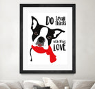 Do Small Things with Great Love by Ginger Oliphant on GIANT ART - multicolor animals; inspirational