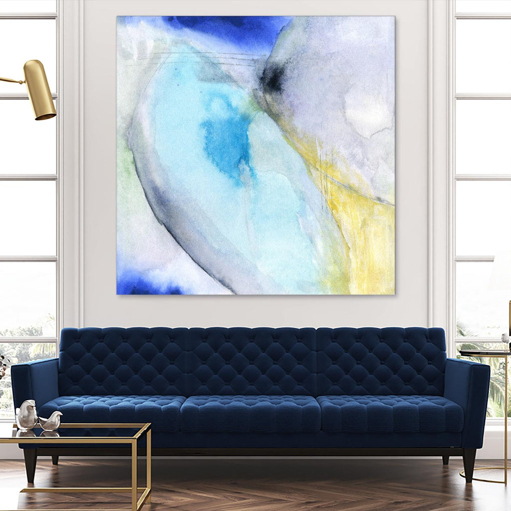 Of the Brighter Cold Moon by Michelle Oppenheimer on GIANT ART - multicolor abstracts; contemporary