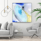 Of the Brighter Cold Moon by Michelle Oppenheimer on GIANT ART - multicolor abstracts; contemporary