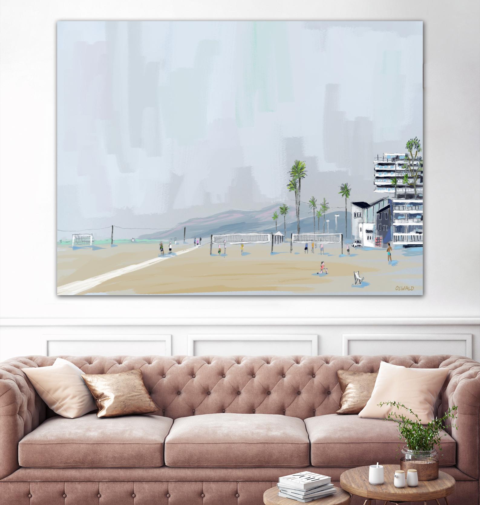 Annenberg Beach House by Pete Oswald on GIANT ART - multicolor landscapes; coastal